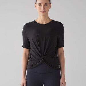 Lululemon Crescent Tank in Sheer Black- Size 8